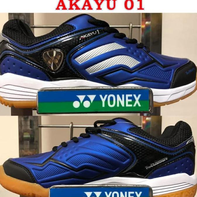 Kualitas Terbaik Sepatu Badminton Yonex Akayu 1 - Red & Royal Blue SDWEP