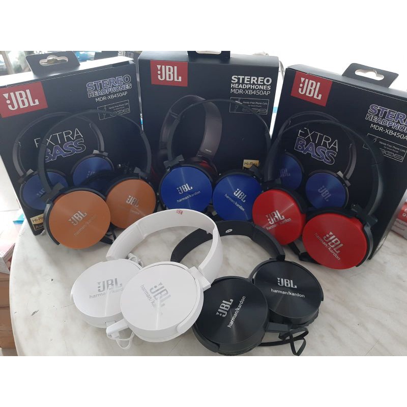 Jual Headphone JBL Extra Bass / JBL Headset XB450 Extra Bass Indonesia
