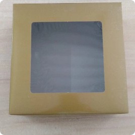 Dus Kue Emas 20 x 20 x 7,5 cm (grab/gosend)