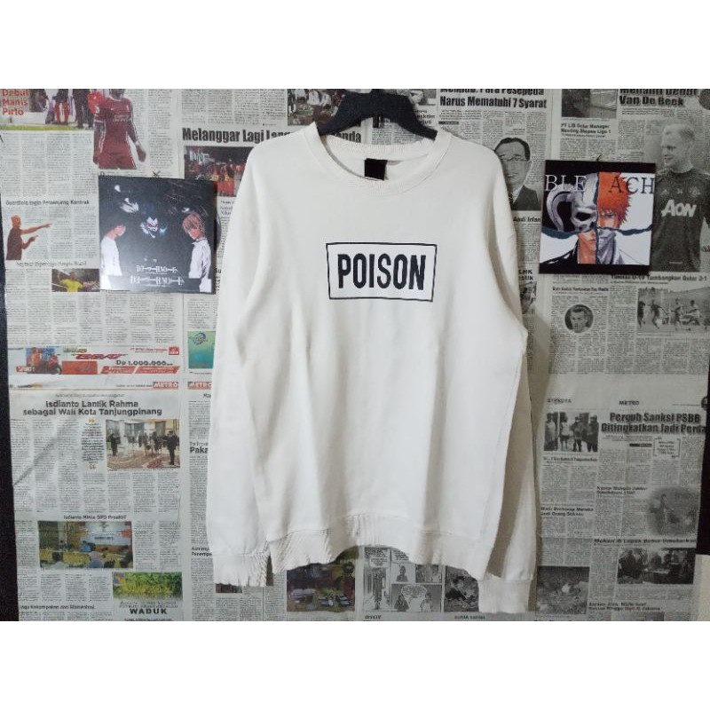 CREWNECK SECOND POISON/ SECONDHAND CREWNECK