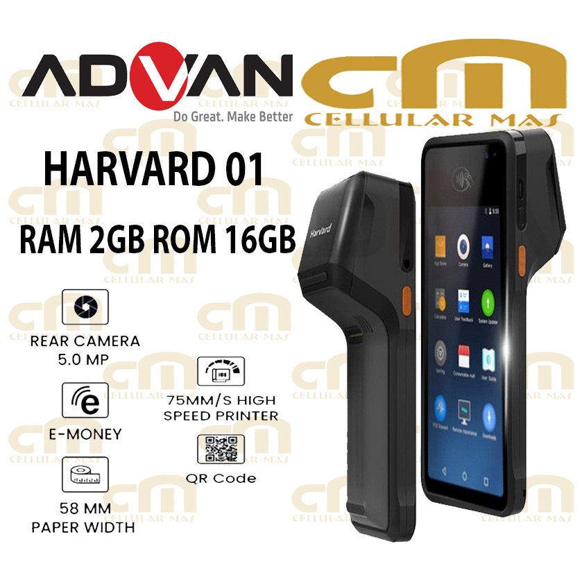 Advan Harvard 01 Smart Mobile POS GARANSI RESMI ADVAN