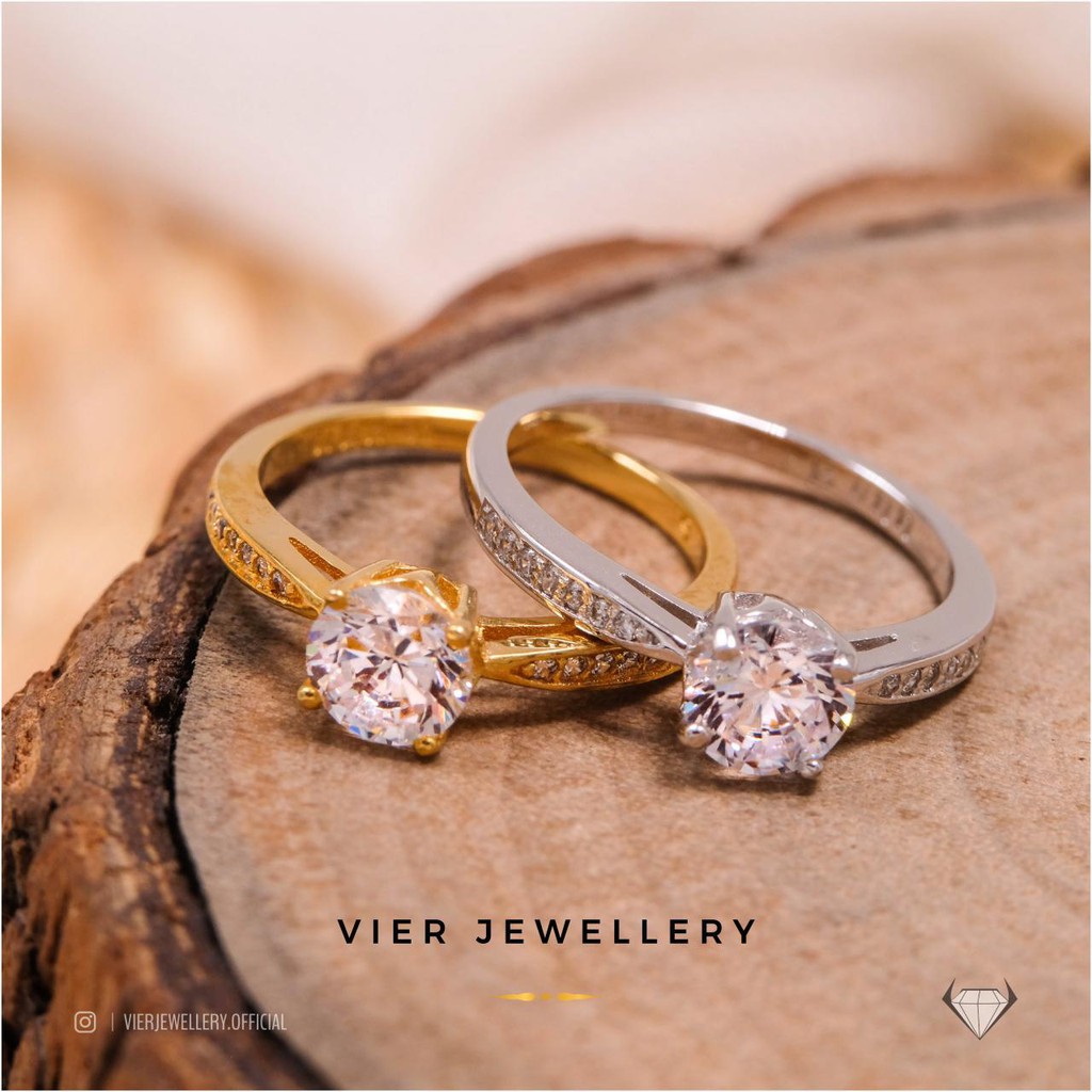 Vier Jewellery Wynn Edition Ring 3623 , cincin replika berlian crystal zirconia