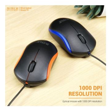 Mouse usb m-tech wired usb 2.0 standard optical 1000dpi 3d for pc laptop office gaming T-2 T2