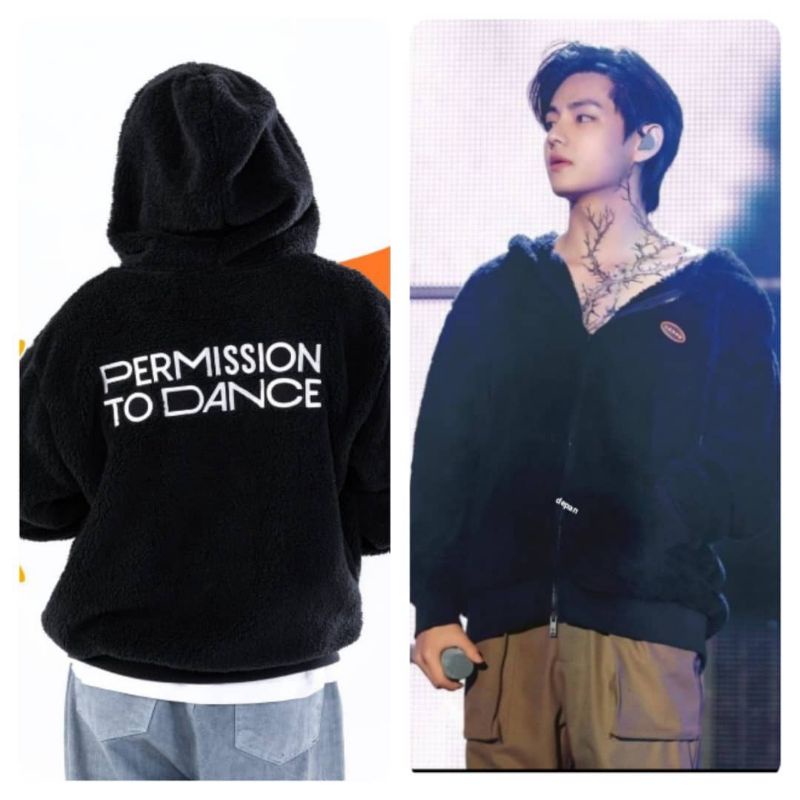 JAKET BTS PERMISSION TO DANCE ON STAGE CONCERT' FREE GIFT