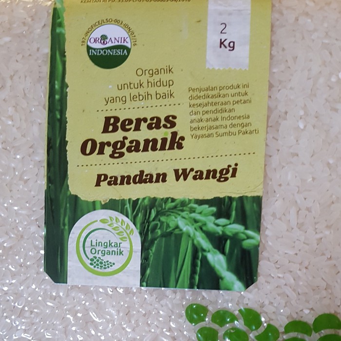

Beras Organik Pandan Wangi 2 Kg Lingkar Organik
