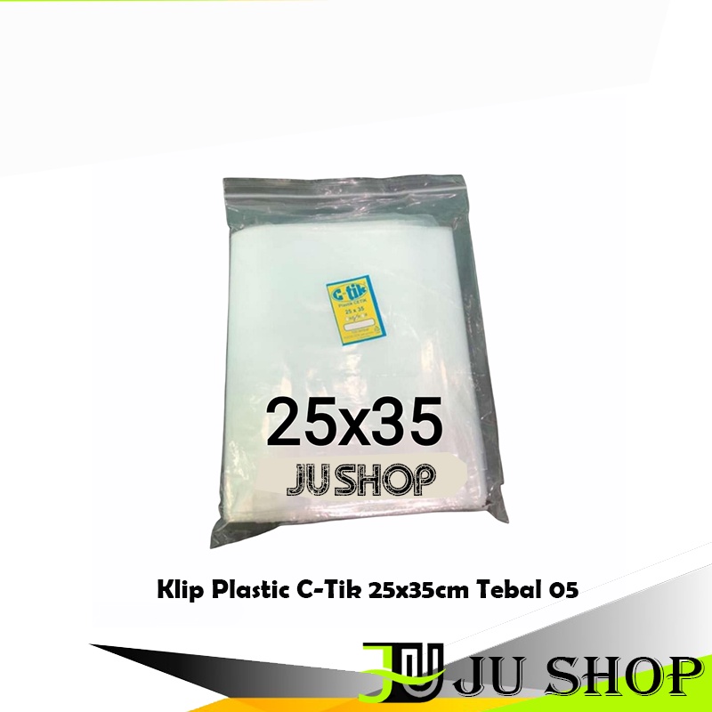 Klip Plastik CTIK 25x35 cm pak 100pc