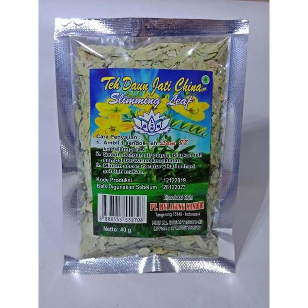 

Teh Daun Jati China Pelangsing 40gr