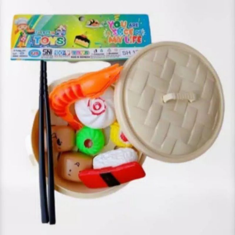 mainan anak makanan dimsum package SH1272