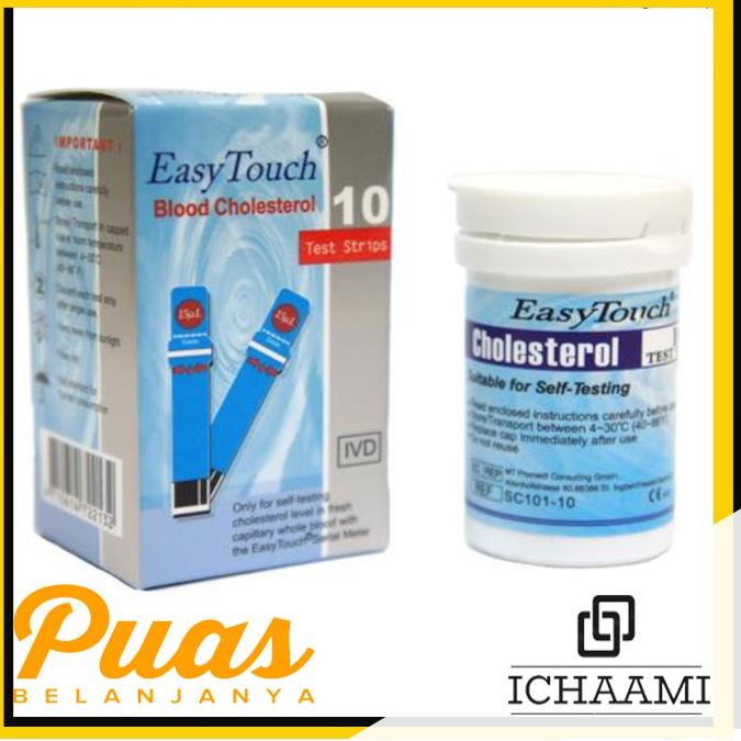 ➱ Alat Cek Kolesterol Easy Touch GCU 3 in 1 Bisa Tes Gula Darah dan Asam Urat Juga Original Free Tas