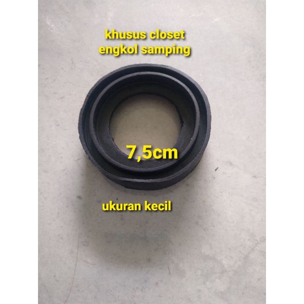 karet ganjel tabung closet duduk toto,paking tengki toilet duduk toto engkol samping