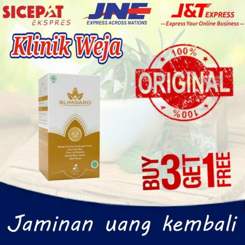 SLIMGARD ASLI ORIGINAL PELANGSING TUBUH PENURUNAN BERAT BADAN ORIGINAL AMPUH