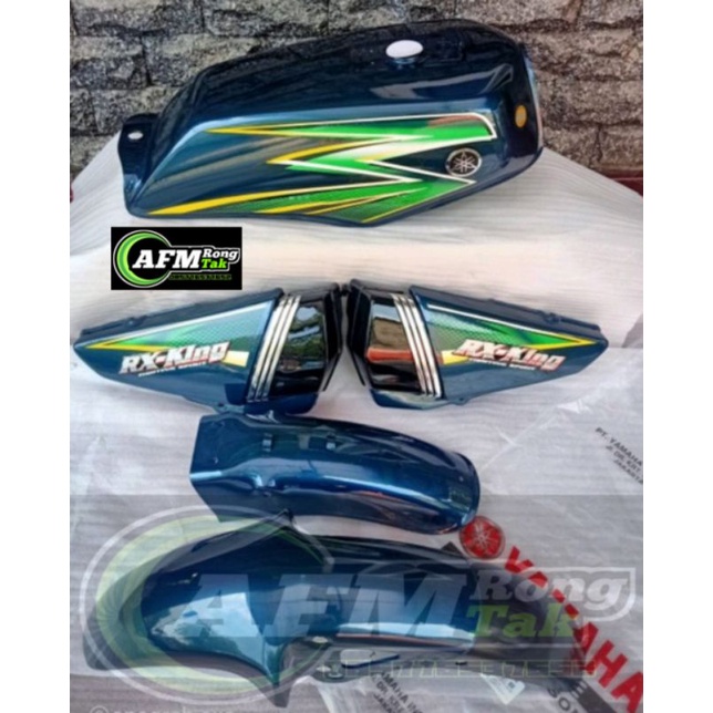 paket tangki rx king tahun 2003 warna hijau botol paket body set rx king tangki rx king spakbor depa