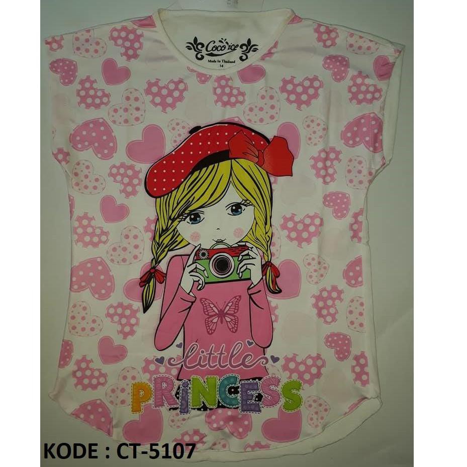 KODE J498 Kaos Anak Perempuan Coco Ice Koleksi Cute Gilr