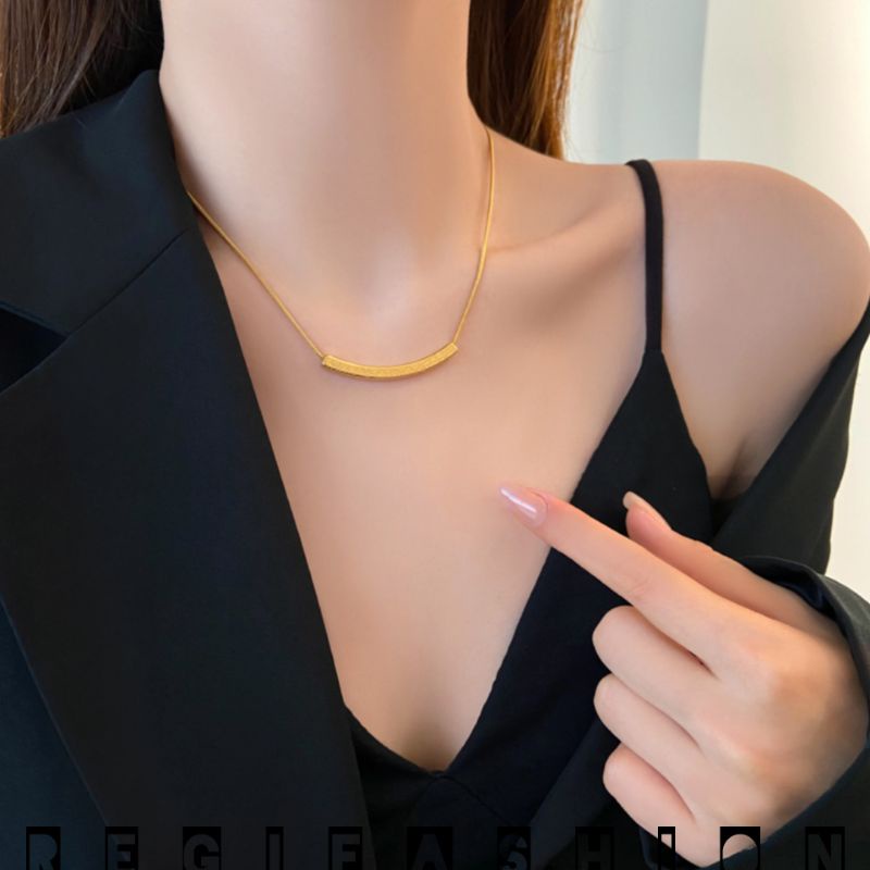 { Bayar Ditempat } Kalung Wanita Korea Style Terbaru / Kalung Rantai Wanita Titanium Asli Import / Kalung Wanita Korea Model Terbaru