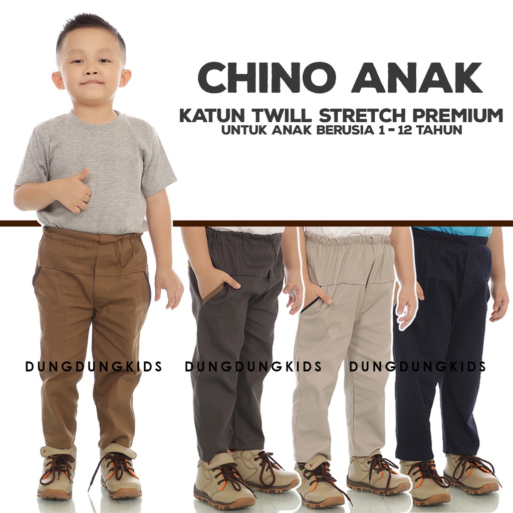  Celana  Chino Anak  Laki  Laki  Premium Chinos Panjang Anak  