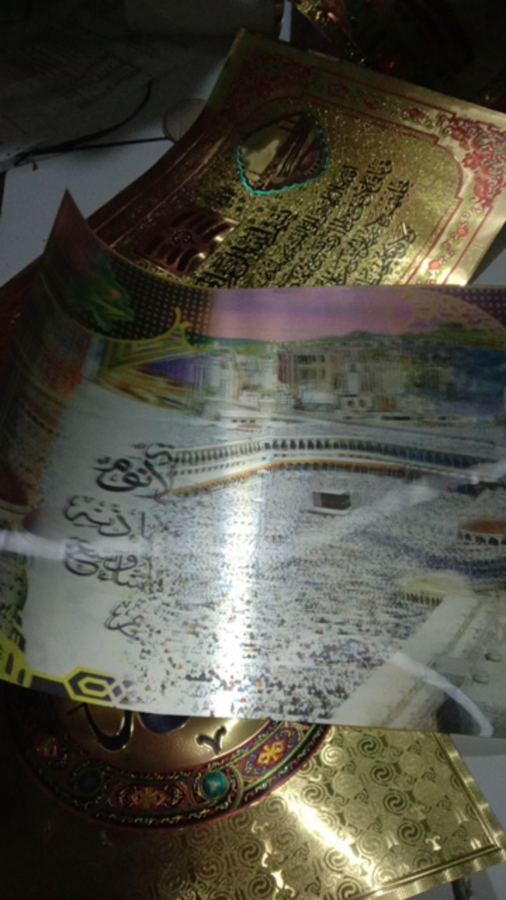 Kaligrafi Lembaran Asmaul Husna Dan Masjid