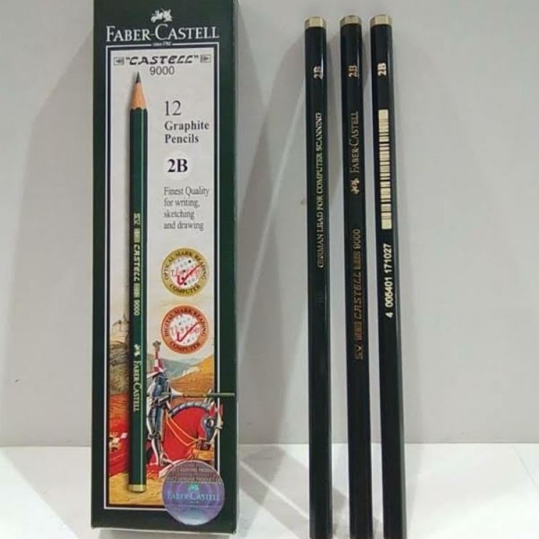 

(H9G4) PENSIL FABER CASTELL 2B (1 LUSIN) TERMURAH //Top@murah