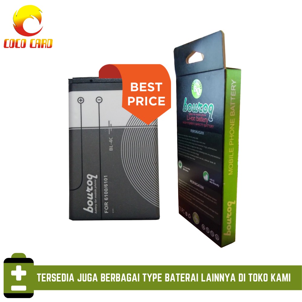 BATERAI BL-4C BOUROQ ORIGINAL -  BATERAI NOKIA BL-4C