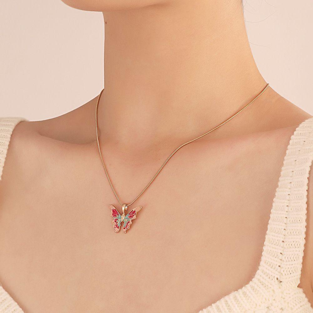 Needway Kalung Perempuan Putri Peri Kreatif Elegan Fashion Perhiasan Vintage Gaya Korea Choker