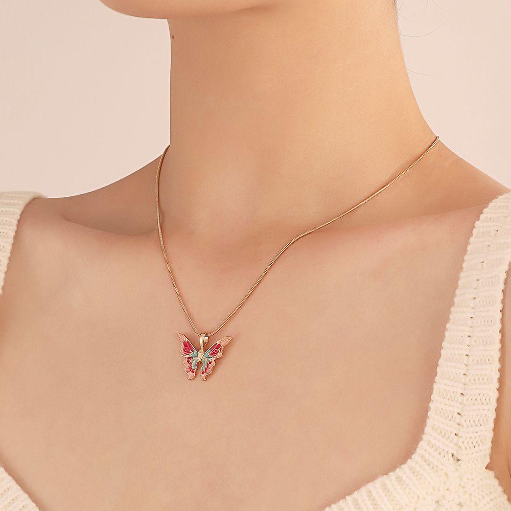 Needway Kalung Perempuan Putri Peri Kreatif Elegan Fashion Perhiasan Vintage Gaya Korea Choker