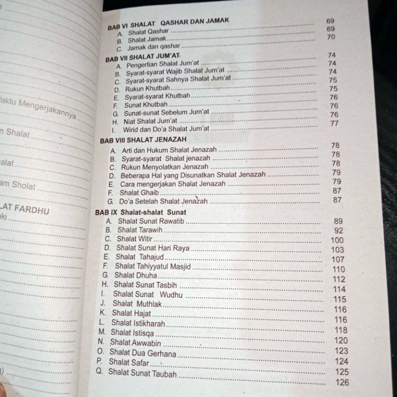 buku tuntunan shalat lengkap kertas buram a5 15×21 cm