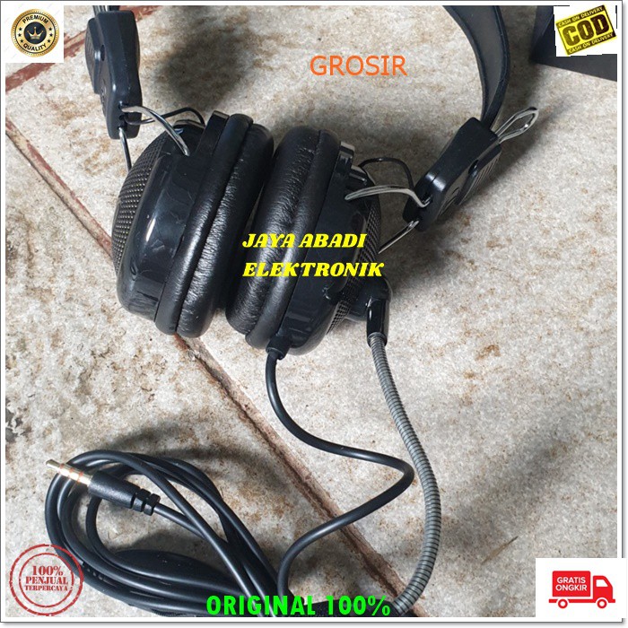 J323 HEADSET GAME HEADPHONE BANDO YOUTUBER GAMING HANDSFREE CALL HEADPHONES KABEL KOMPUTER PC MICROPHONE HP HANDPHONE MIC CPU GADGET LAPTOP SUARA AUDIO SOUND SISTEM GADGET UNIVERSAL  BISA BUAT REKAM VIDEO KAYA YOUTUBER BISA BUAT KE PC BISA HP