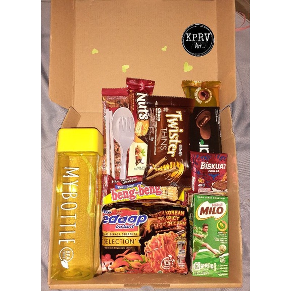 

Hampers box | Snack box | Gift box | Wisuda box | Ulang tahun, Natal, Lebaran murah meriah