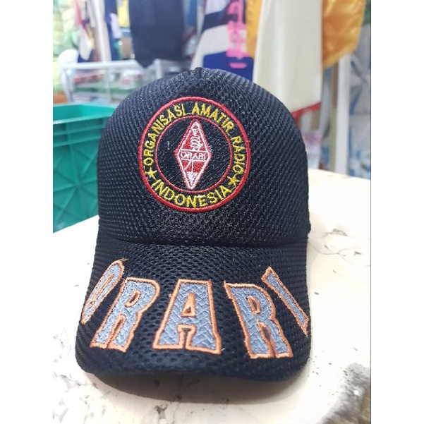 Topi orari bordir free nama dan callsign