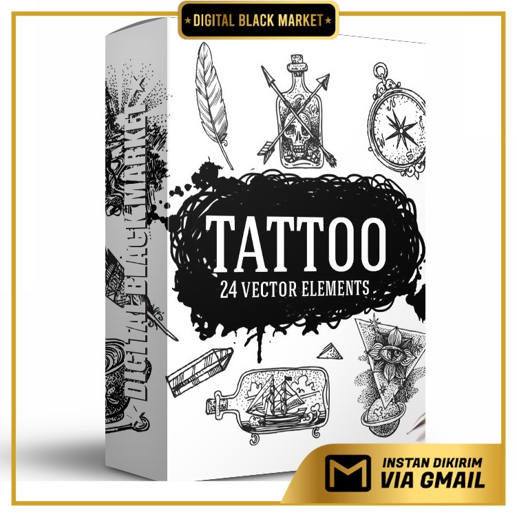 Tattoo Style Illustrations - Vector Designs