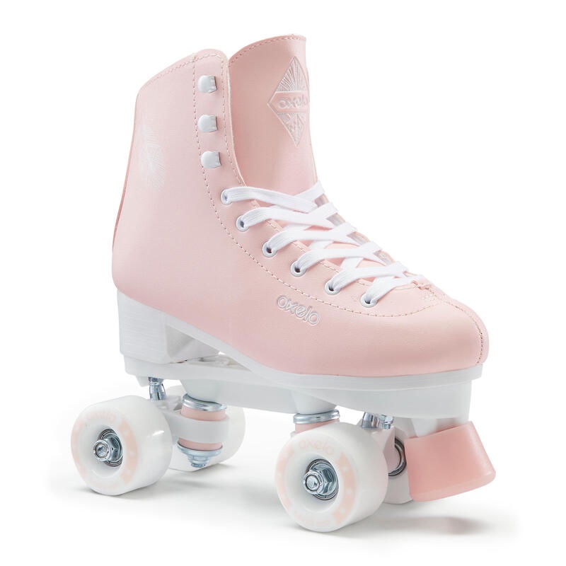 OXELO Sepatu Roda 4 Anak dan Dewasa Artistic Quad Skates