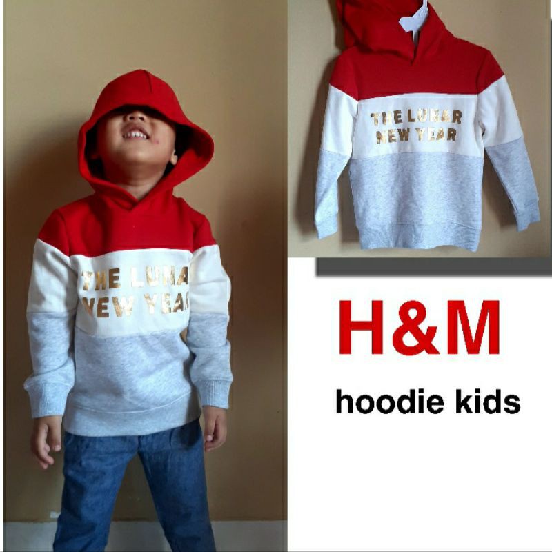 H&M jaket hoodie kids anak perempuan/laki laki/Unisex original