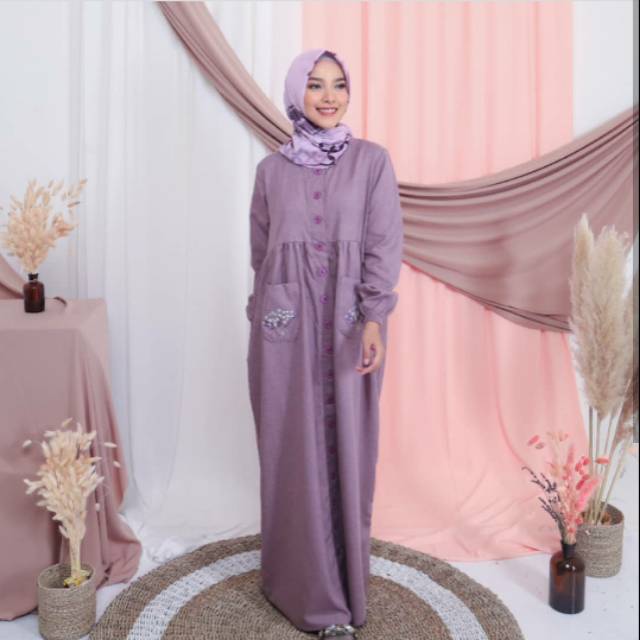 Hagia Sleepwear Dusty Purple (Freebooked XL)