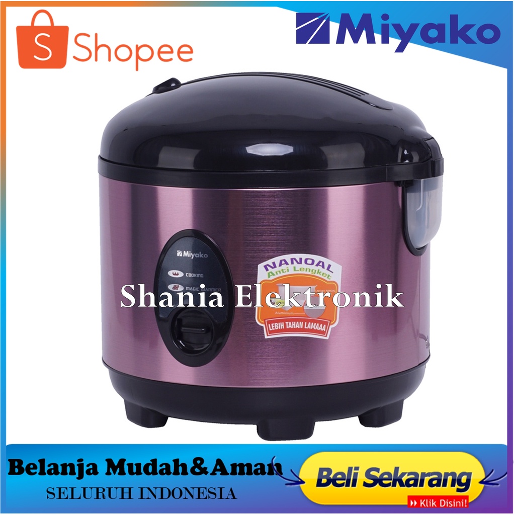 Miyako Rice Cooker / Magic Warmer Plus 1.8 Liter MCM-508 SBC / MCM 508 SBC / MCM508SBC / MCM-508SBC