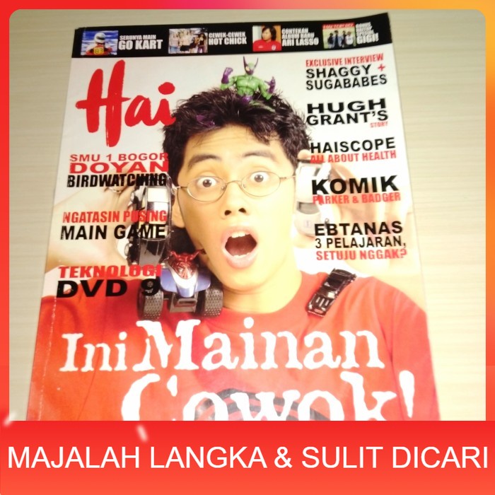 Majalah HAI No.4 Jan 2003 DENNIS ADHISWARA Langka