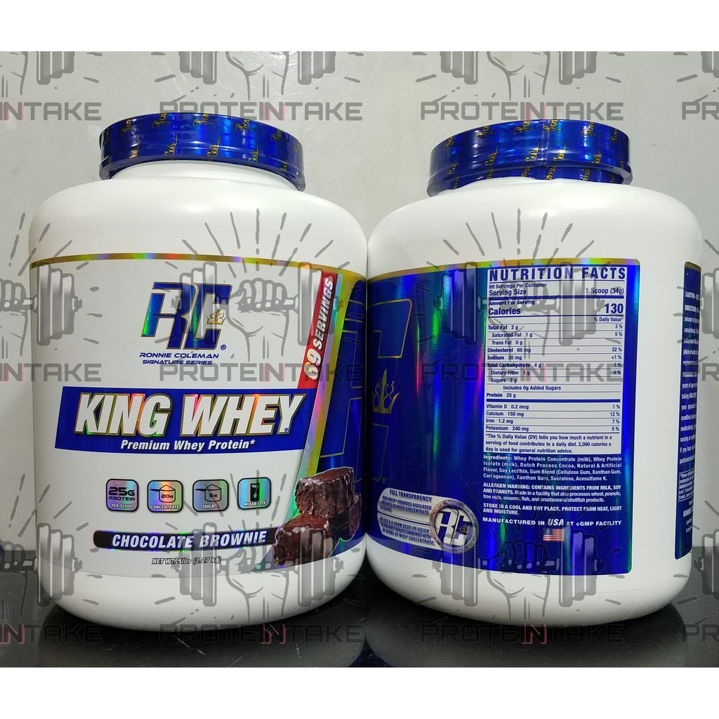 RC King Whey 5Lbs Protein 5Lb 5 Lbs Lb Ronnie Cole