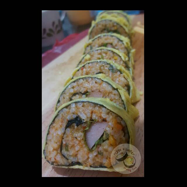

kimbap nasi goreng special saus gochujang
