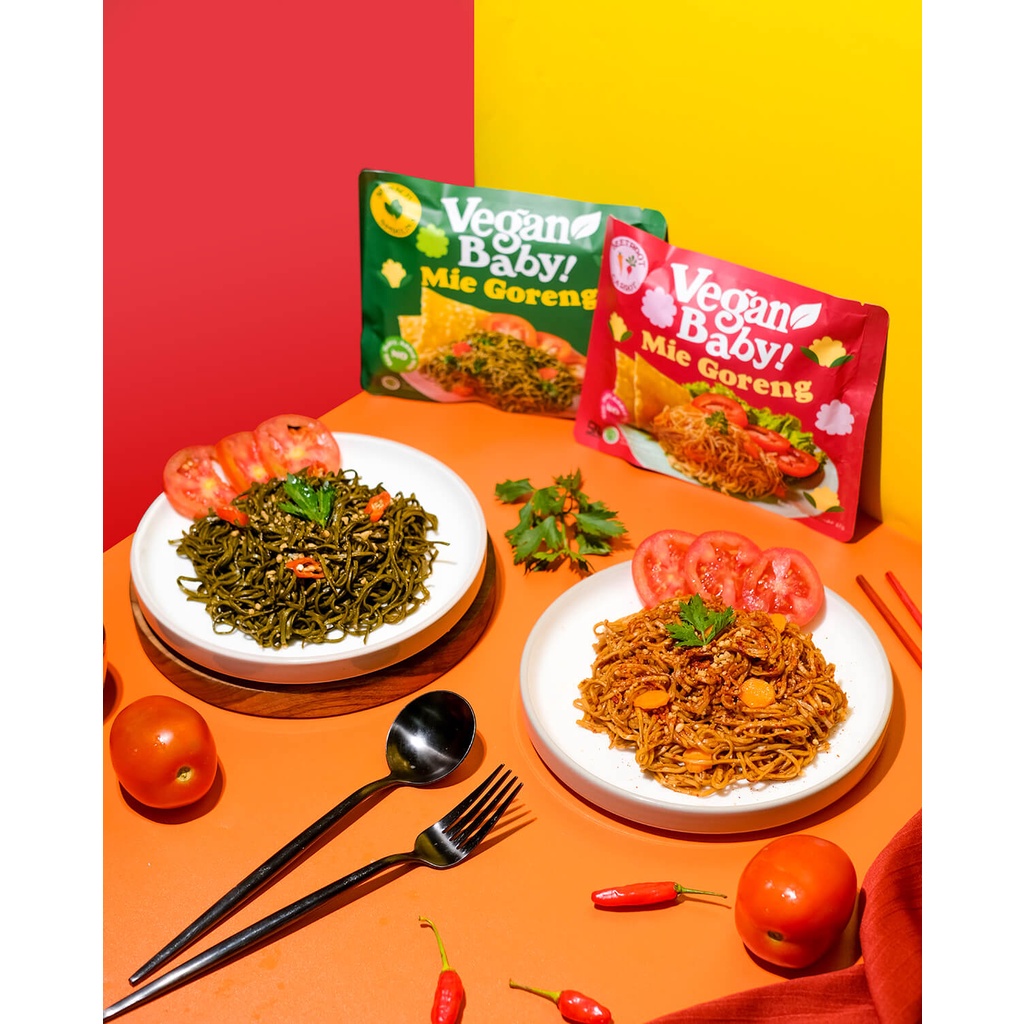 VEGAN BABY MIE GORENG INSTANT [ 1 TAHUN - DEWASA ]