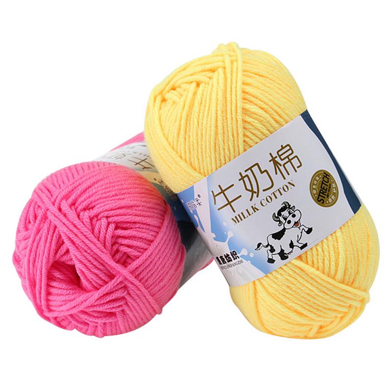 HOT SALE Benang Wol 50gr Knitting Rajut Katun Susu milk HOT SALE Benang Wol 50gr Knitting Rajut Katun Susu milk