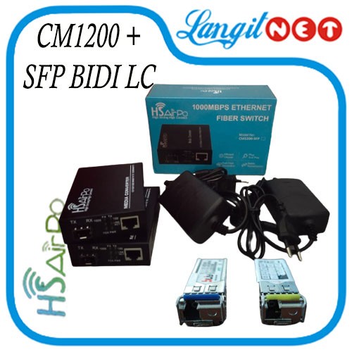 Ready - Hs Airpo Cm1200 Sfp Gigabite Media Converter