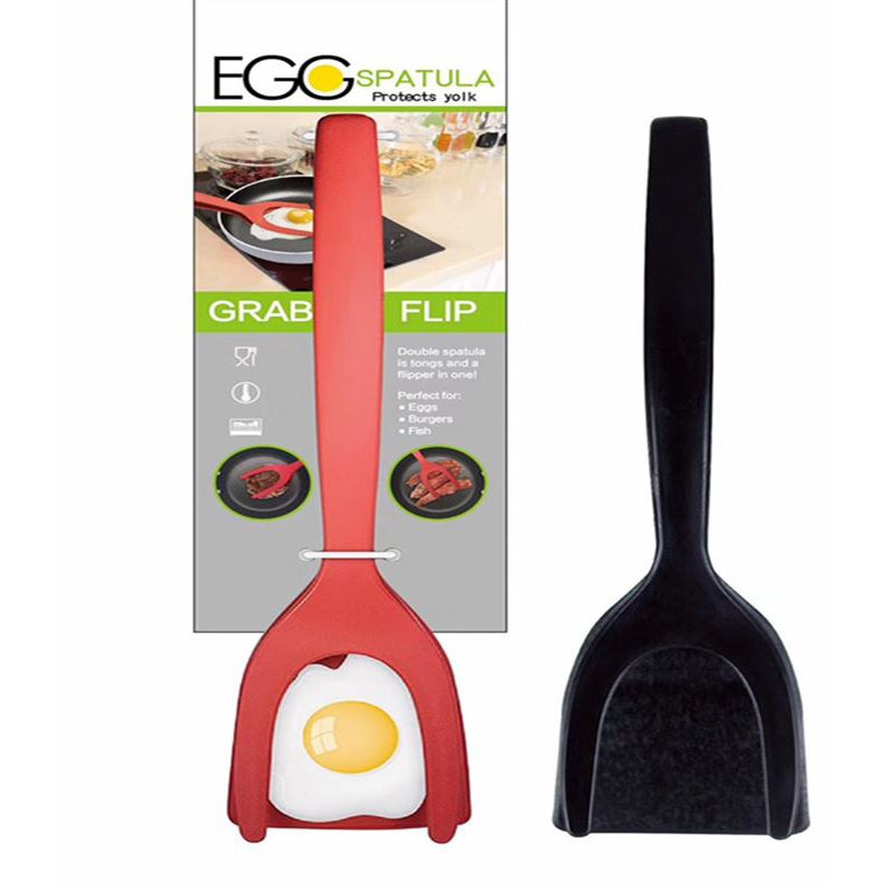 Spatula Telur Pancake 2 in 1 egg Spatula nylon Tahan Panas