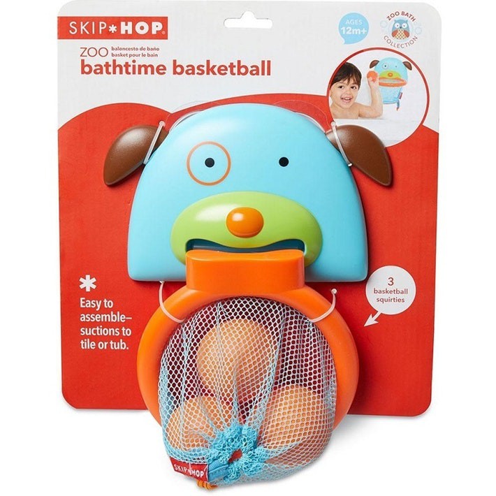 Skip Hop Zoo Bathtime Basketball Dog