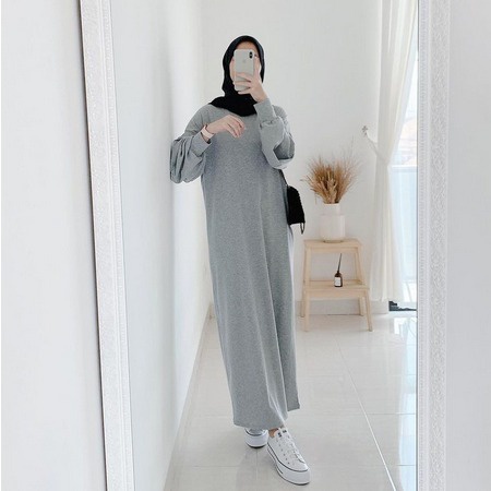 BEFAST - ZEC OOTD Wanita Dress AZINA / Dress Jumbo Gladys / Dress Wanita Modis / Dress Panjang Kekinian / Dress Wanita Hijab / Dress Bisa Di Pakai Pesta
