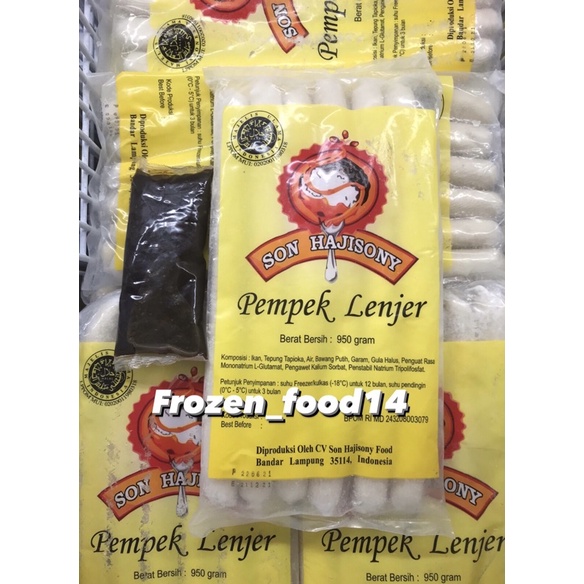 

pempek lenjer / pempek lenjer super / pempek lenjer sony