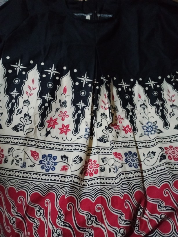 Tunik Candra Dewi Size S M L Xl Xxl | Dress Batik Asli Solo