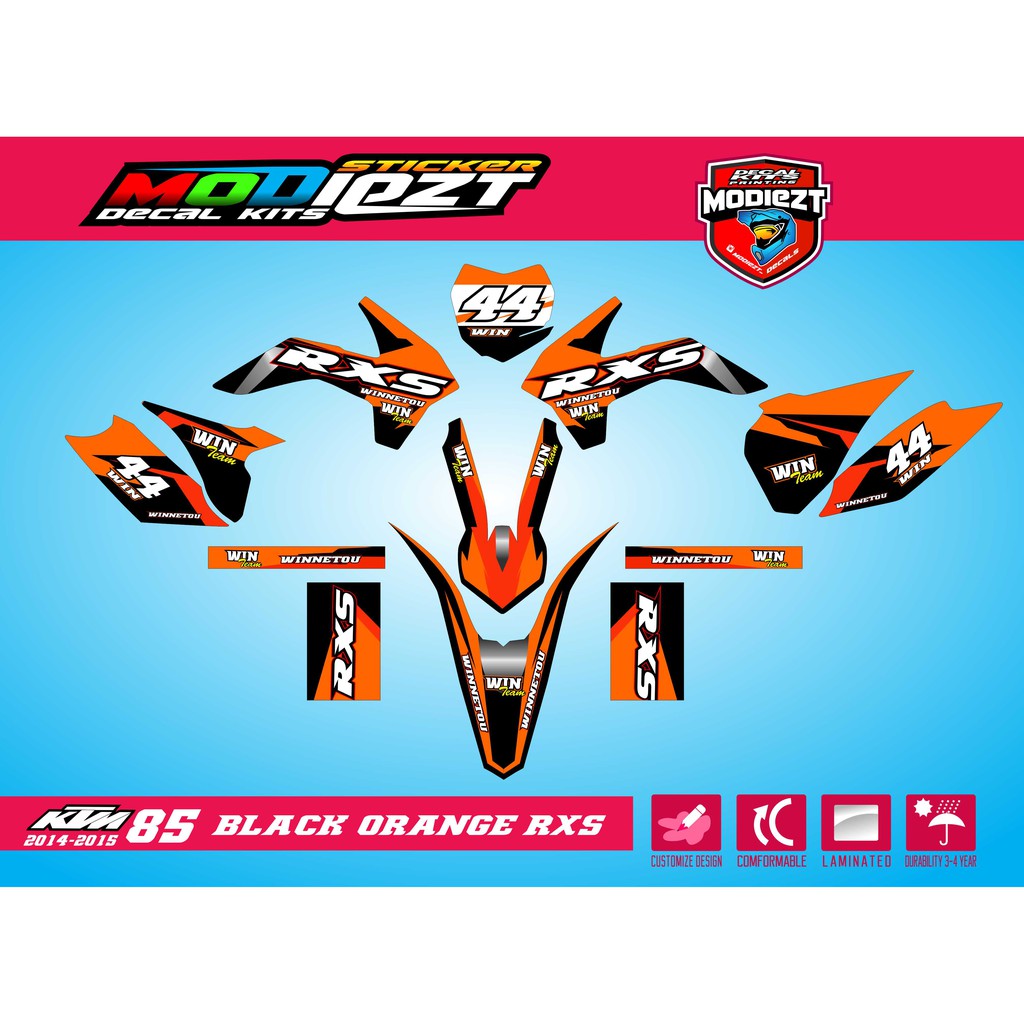 DECAL KTM 85