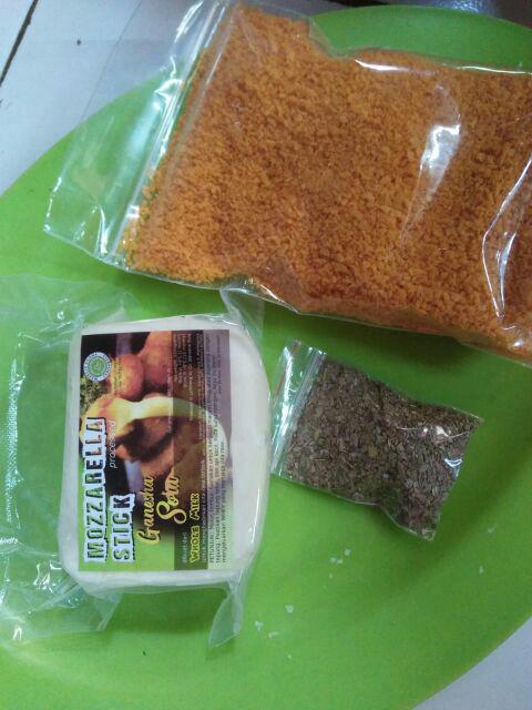 Keju Mozzarella Stick +panir +oregano