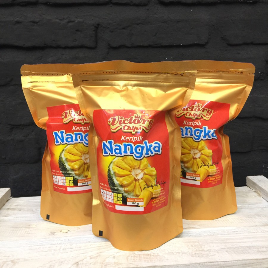 

TERENAK !! Kripik Nangka 100gr by Victory SKOMILL