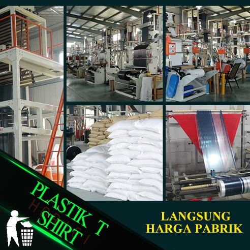 Kantong Plastik HD Plong / Plastik Kresek Packing 40X65CM Ekonomis Isi 50 Lembar Tebal Grosir