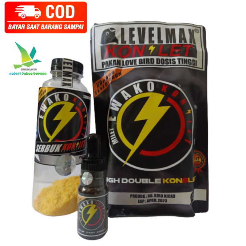 Peket Ewako Lengkap Lovebird Konslet Dewasa & Baby