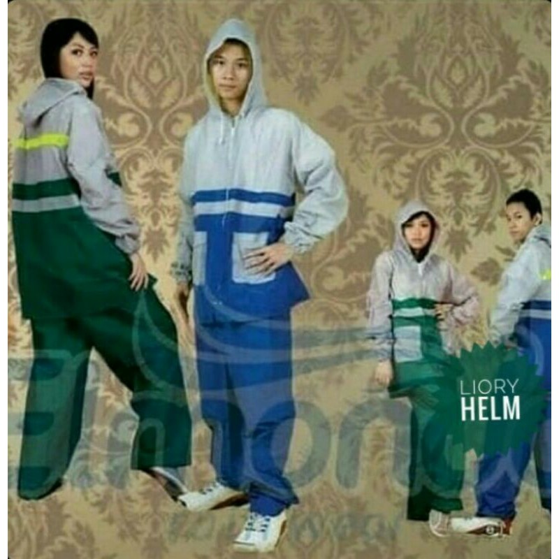 JAS HUJAN DEWASA PRIA WANITA ELMONDO EJC905 STELAN JAKET CELANA JAS HUJAN ELMONDO NEWKOMBINASI